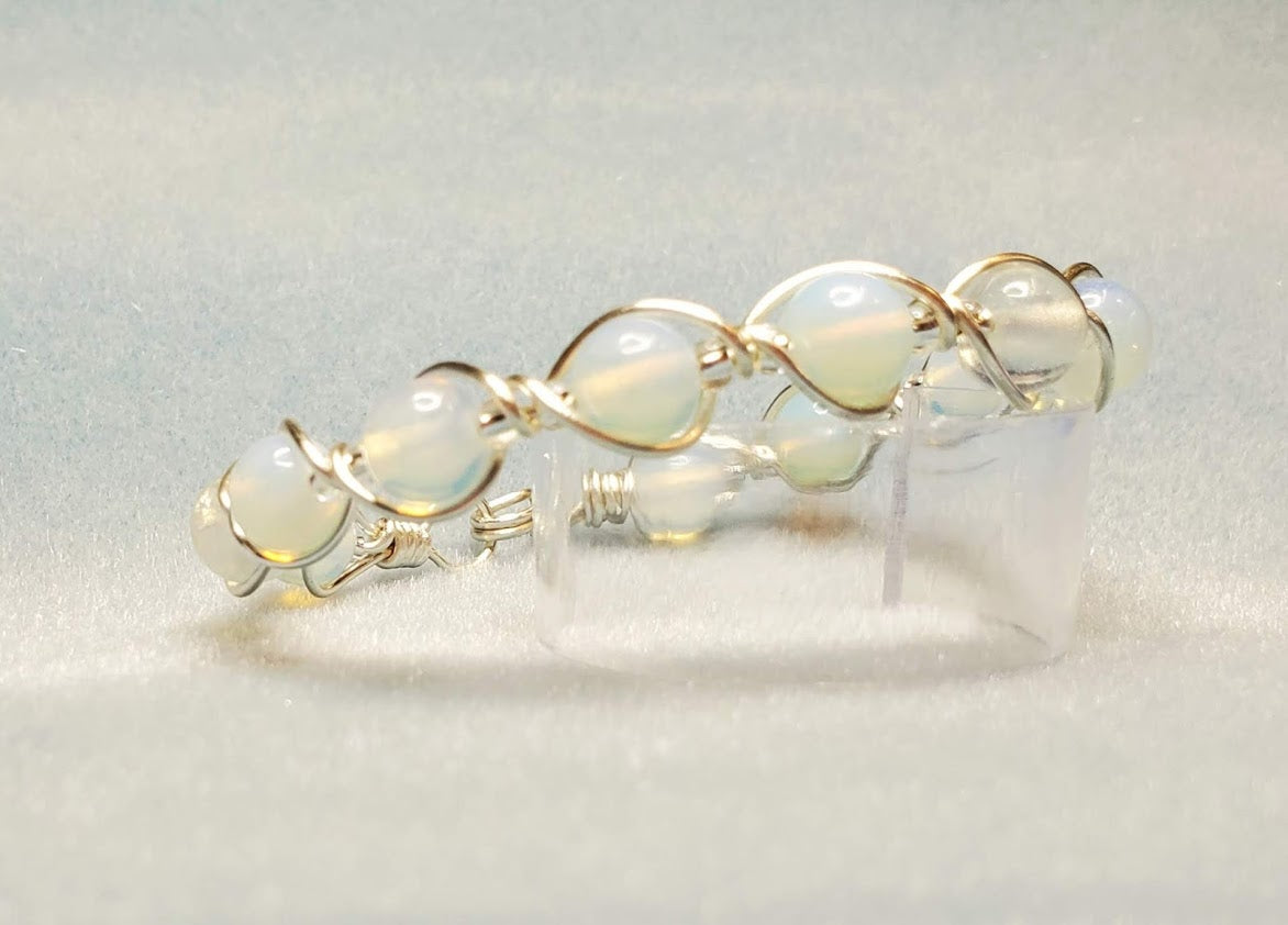 Wire Wrapped Gemstone Bracelet