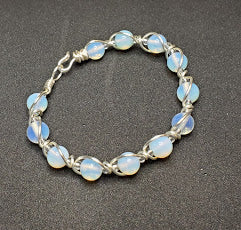 Wire Wrapped Gemstone Bracelet