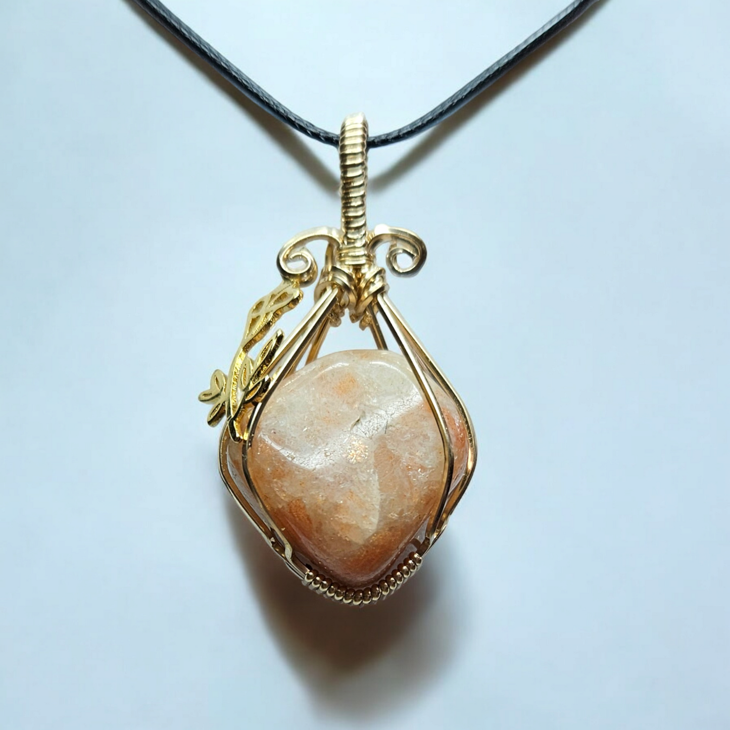 Tumbled Sunstone Pendant