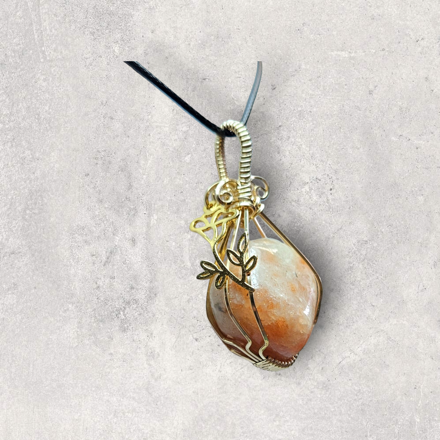 Tumbled Sunstone Pendant