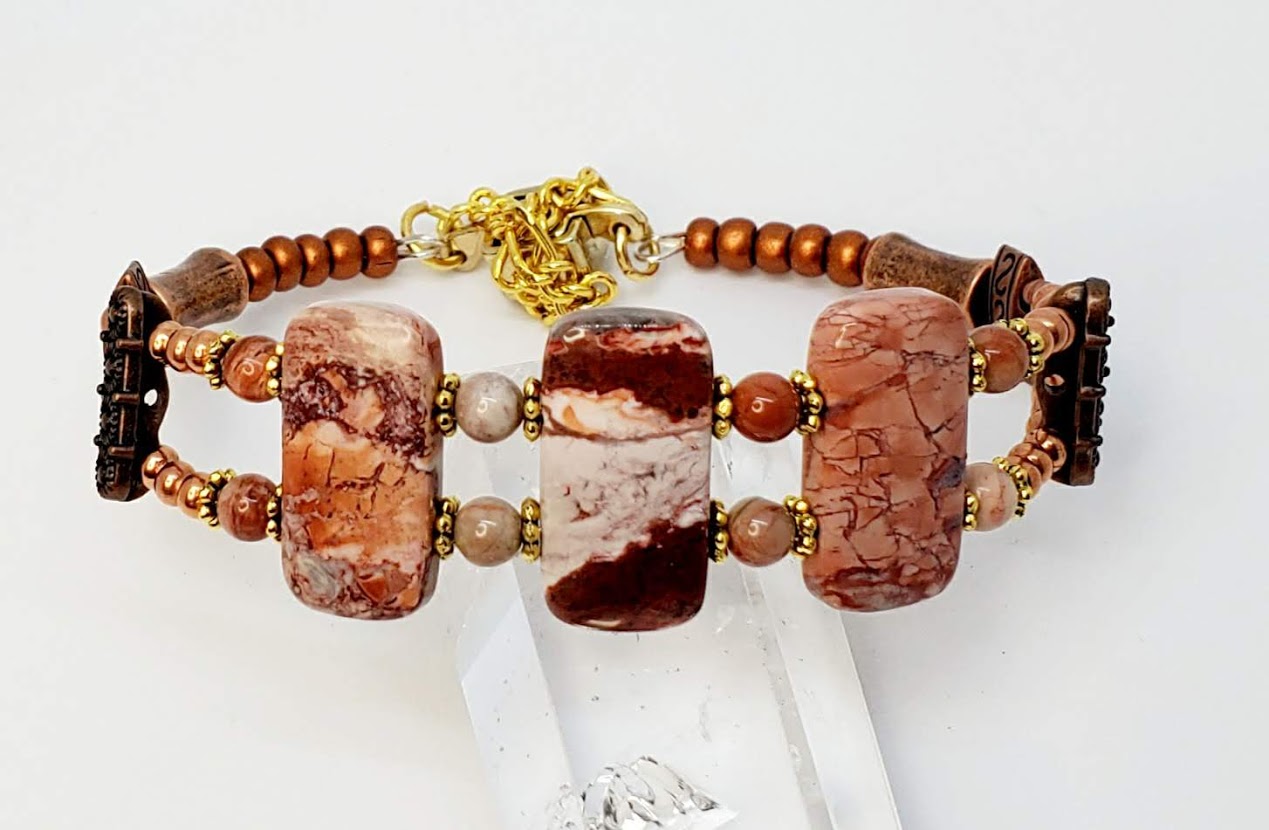 Double Drilled (3) Natural Stone Bracelets