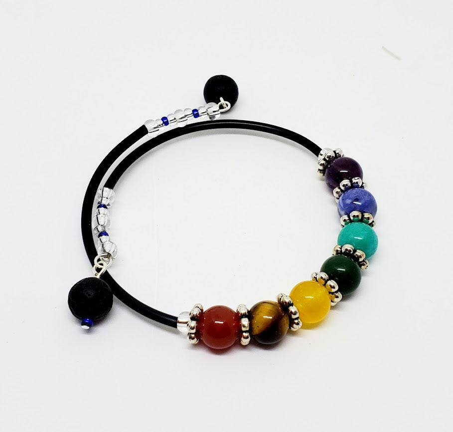Gemstone Aromatherapy-Chakra-Yoga Bracelet Kit